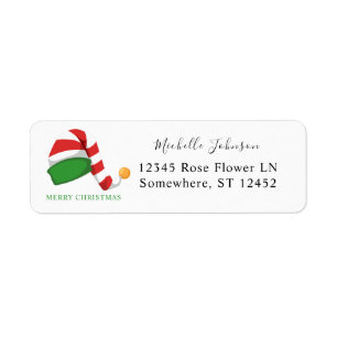 Elf Pet kerstretour-label Etiket