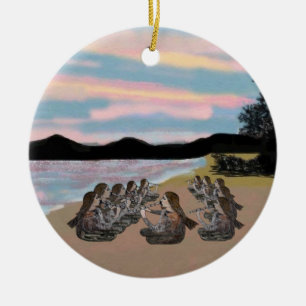 Elf pipers Pipet Ornament