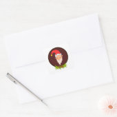 Elf Portrait Square Sticker (Envelop)