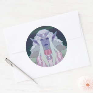 Elf Prinses Ronde Sticker