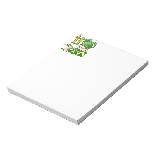 Elf puntenpijpleidingen notitieblok (Gedraaid)