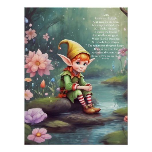 Elf Rain Perfect Poster (Voorkant)