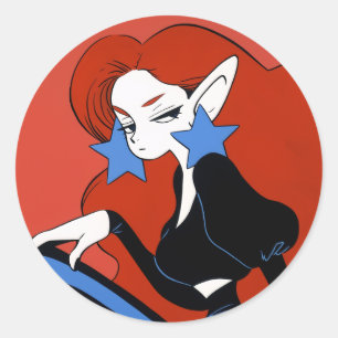 Elf Ronde Sticker