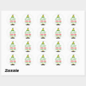 Elf Santa Ik ken Hem Kerst stickers (Vel)