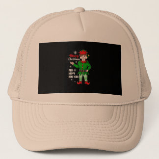 elf santa karakter trucker pet