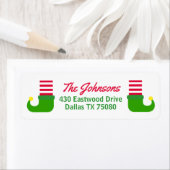 Elf Schoenen Kerstmis Etiket (Insitu)