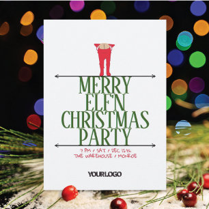 Elf Shenanigans Kantoor Kerstfeest Kaart