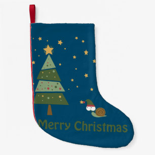 Elf Snail-kerstscene Kleine Kerstsok