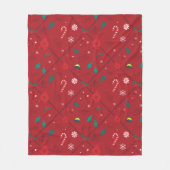 ELF-Snoep-controlepatroon Fleece Deken (Voorkant)