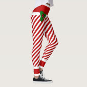 Elf Snoep Stripes kerstkostuum Leggings (Rechts)