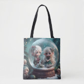 Elf Snowglobe Draagtas (Voorkant)