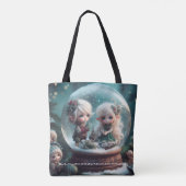 Elf Snowglobe Draagtas (Achterkant)