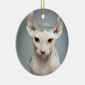 Elf Sphinx Cat-foto Keramisch Ornament (Rechts)