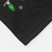 Elf Squad Funny Christmas Family Pajamas Fleece Deken (Hoek)