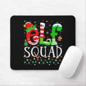 Elf Squad Funny Elf Family Christmas Matching Paja Muismat (Met muis)