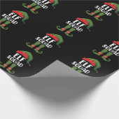 Elf Squad Funny Family Matching met Kerstmis Cadeaupapier (Hoek)
