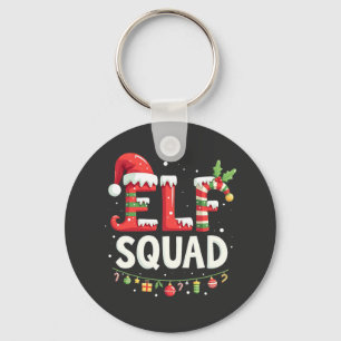 Elf Squad Grappige bij elkaar passende kerst outfi Sleutelhanger