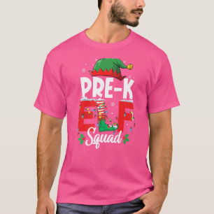 Elf Squad-leraar kerstaking voor prek P T-shirt
