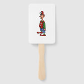 Elf Standing At Attention rectangle hand fans Handwaaier (Achterkant)