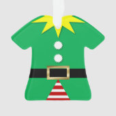 Elf Suit Ornement personnalisé (devant)