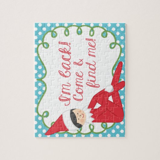 Elf sur le puzzle (Vertical)