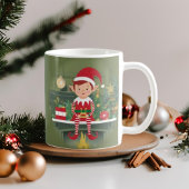 Elf Sur L'Étagère Café Mug