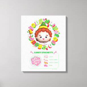 Elf the Movie Four Main Food Groups Canvas Afdruk