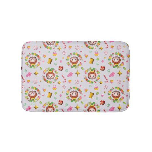 Elf the Movie | Four Main Food Groups Pattern Badmat (Voorkant)