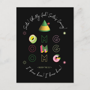 Elf the Movie   Santa OMG Briefkaart
