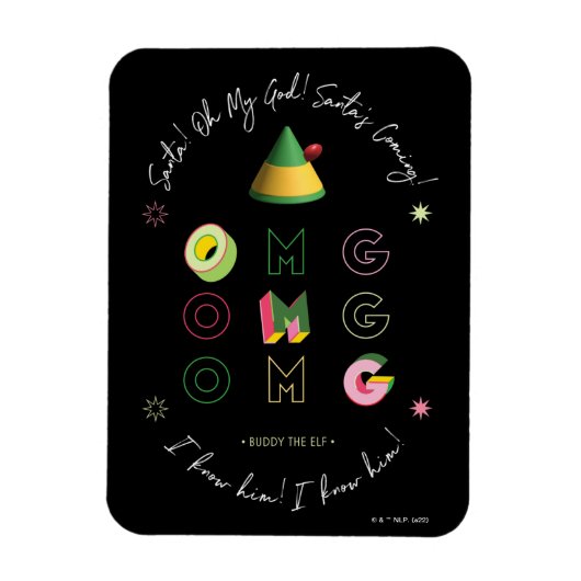 Elf the Movie | Santa OMG Magneet (Verticaal)