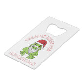 Elf Toad Frog Pun Prêt pour Noël (Devant Angle)