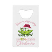 Elf Toad Frog Pun Prêt pour Noël (Devant)