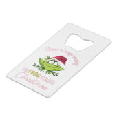 Elf Toad Frog Pun Prêt pour Noël (Dos Angle)