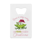 Elf Toad Frog Pun Prêt pour Noël (Dos)