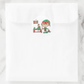 ELF-training Ronde Sticker (Tas)