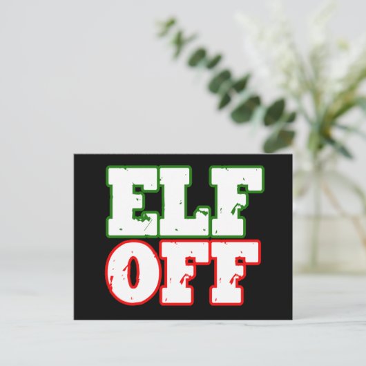 ELF UIT -.png Briefkaart (Staand voorkant)