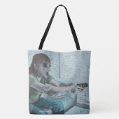 ELF Video Gamer Graphic Canvas tas (Achterkant)