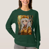Elf vrouwenportret t-shirt (Voorkant)