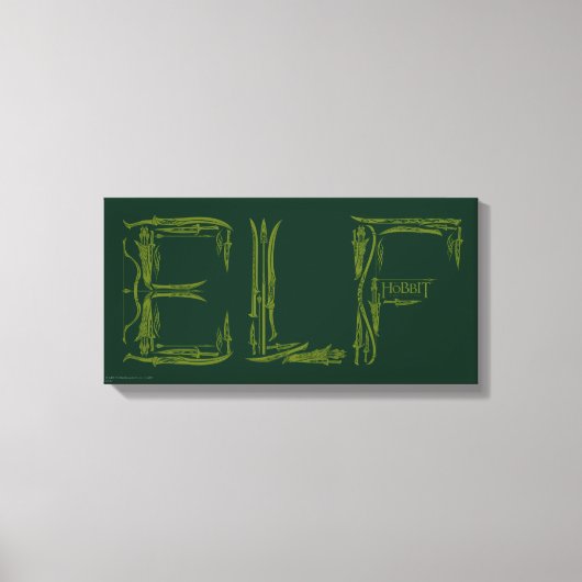 Elf Weapons Collage Canvas Afdruk (Voorkant)