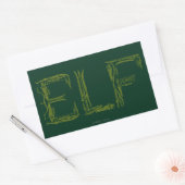 Elf Weapons Collage Rechthoekige Sticker (Envelop)