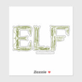 Elf Weapons Collage Sticker (Vel)