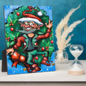 Elf Wreath Fotoplaat (Zijkant)