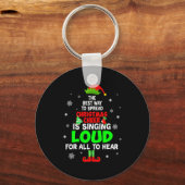 Elf Xmas The Way To Spread Christmas Cheer Men Wom Sleutelhanger (Voorkant)