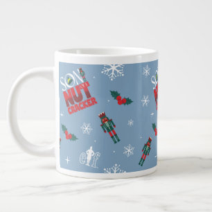 Elf "Zoon van een notenkraker" Winterpatroon Extra Grote Beker