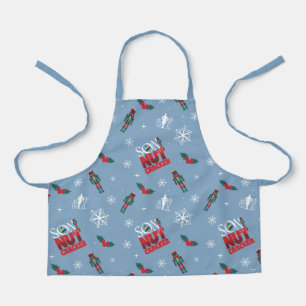 Elf "Zoon van een notenkraker" Winterpatroon Schort