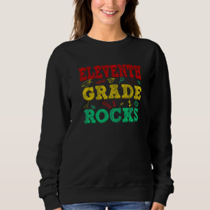Elfde Grade Rocks Leuke 11e Grade Geweldige Terug Trui