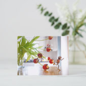 Elfe de maïs avec carte postale de dragon de tulip (Debout devant)