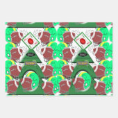 Elfe de Noël, Football, Feuilles de papier d'envel (Devant 3)