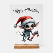 Elfe de Noël Whimsical avec Sucre de canne (Recto)