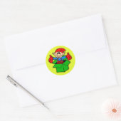 Elfe mignon dans une boîte Stickers (Enveloppe)